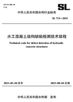 水工混凝土結構缺陷檢測技術規程 SL 71
